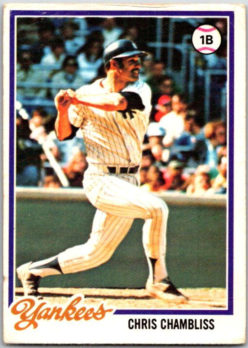 1978 O-Pee-Chee MLB #145 Chris Chambliss New York Yankees V48744
