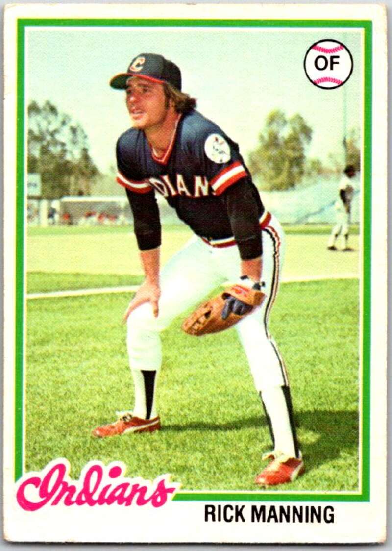 1978 O-Pee-Chee MLB #151 Rick Manning Cleveland Indians V48755
