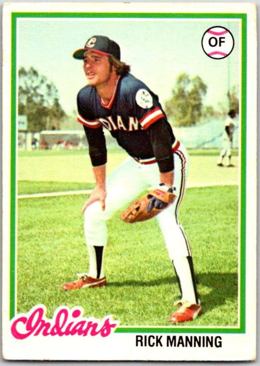 1978 O-Pee-Chee MLB #151 Rick Manning  Cleveland Indians  V48755