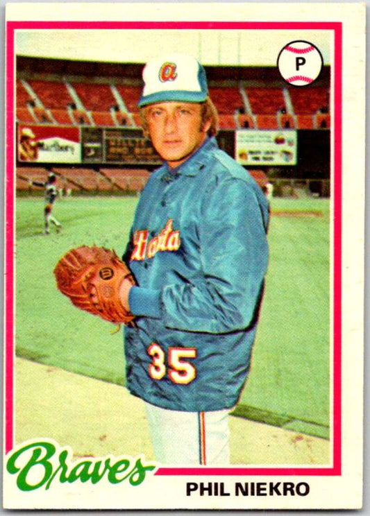 1978 O-Pee-Chee MLB #155 Phil Niekro  Atlanta Braves  V48760