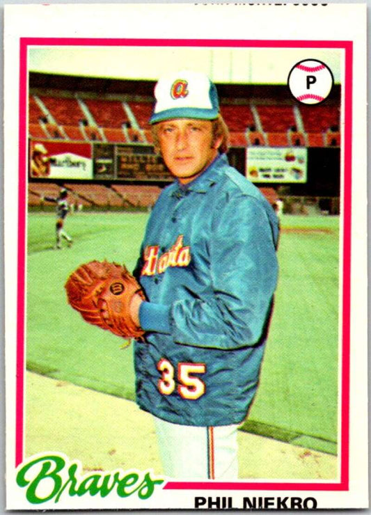 1978 O-Pee-Chee MLB #155 Phil Niekro  Atlanta Braves  V48763