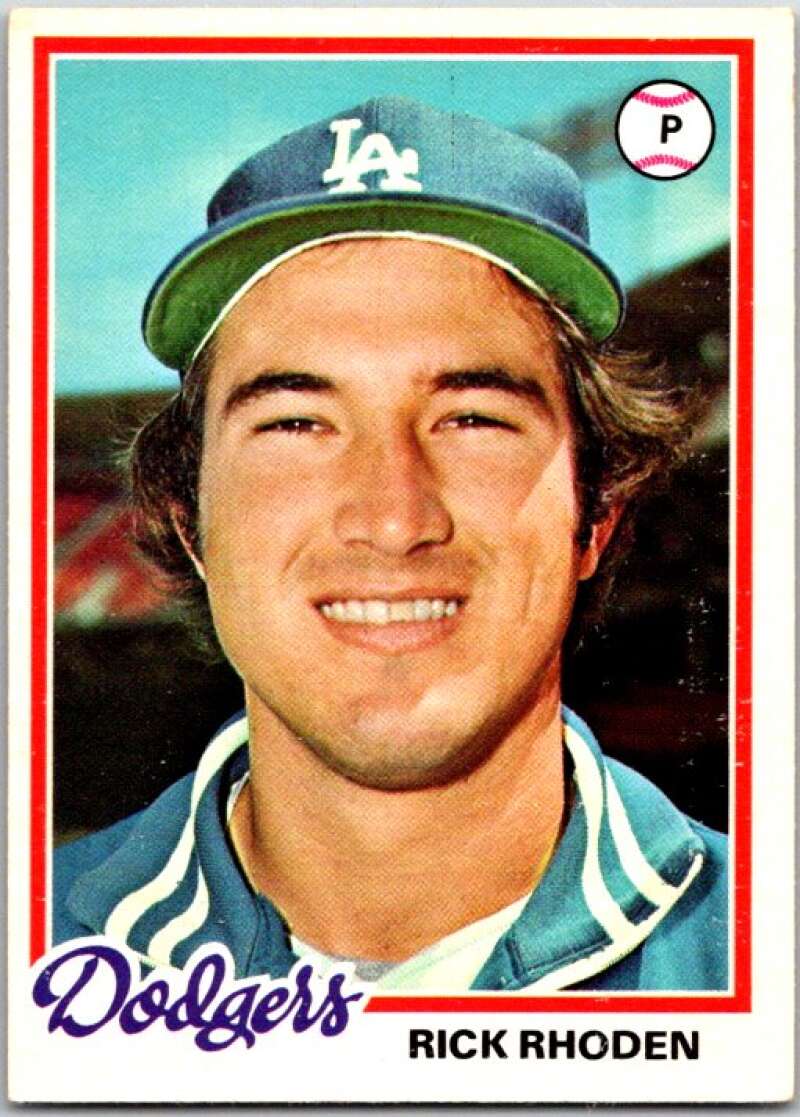 1978 O-Pee-Chee MLB #159 Rick Rhoden Los Angeles Dodgers V48768