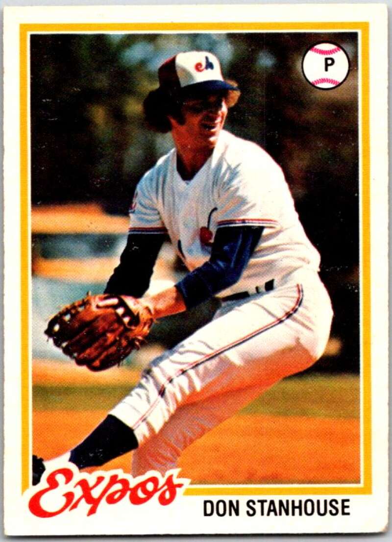 1978 O-Pee-Chee MLB #162 Don Stanhouse Montreal Expos V48773