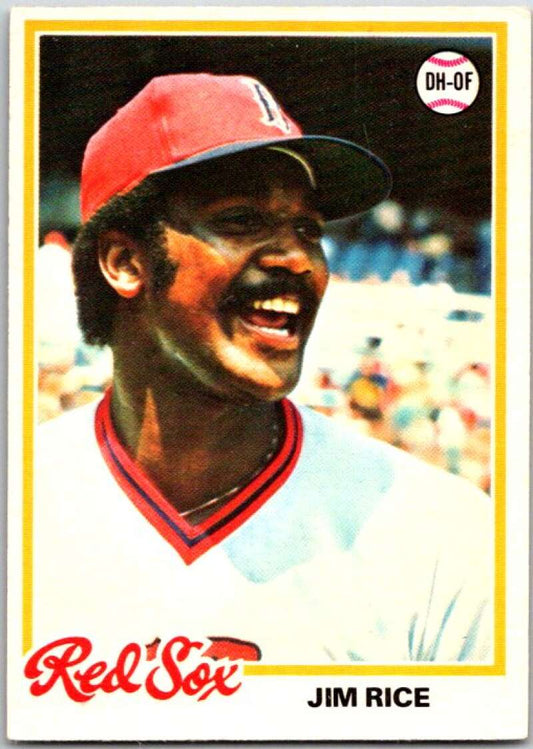 1978 O-Pee-Chee MLB #163 Jim Rice  Boston Red Sox  V48774