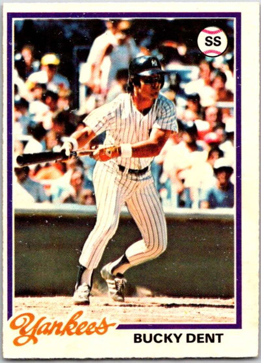 1978 O-Pee-Chee MLB #164 Bucky Dent  New York Yankees  V48777