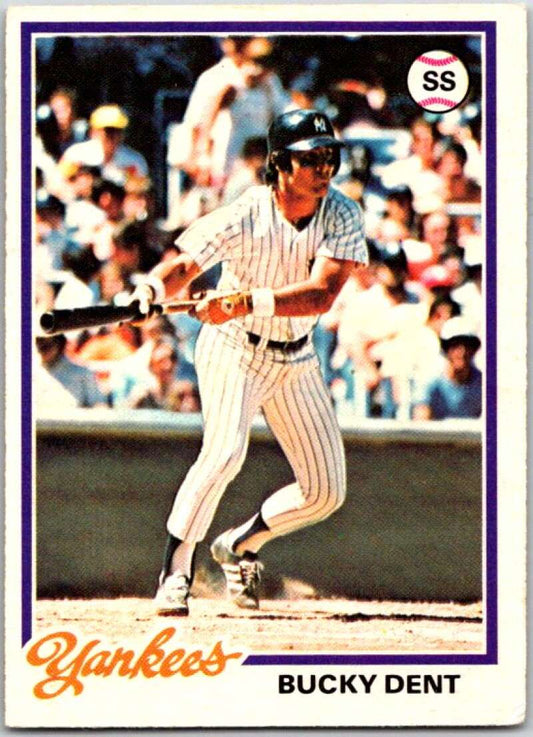1978 O-Pee-Chee MLB #164 Bucky Dent  New York Yankees  V48778
