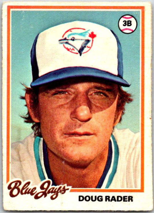 1978 O-Pee-Chee MLB #166 Doug Rader  Toronto Blue Jays  V48782