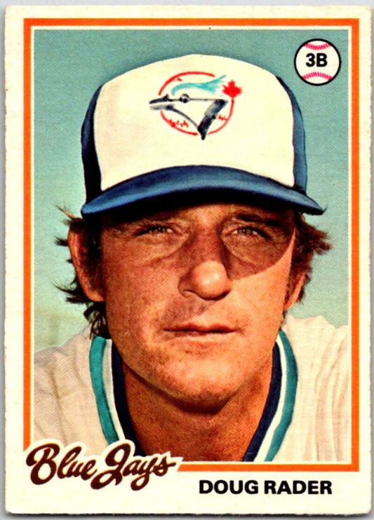 1978 O-Pee-Chee MLB #166 Doug Rader  Toronto Blue Jays  V48783