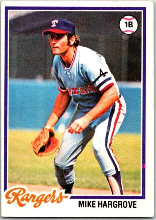 1978 O-Pee-Chee MLB #176 Mike Hargrove  Texas Rangers  V48799