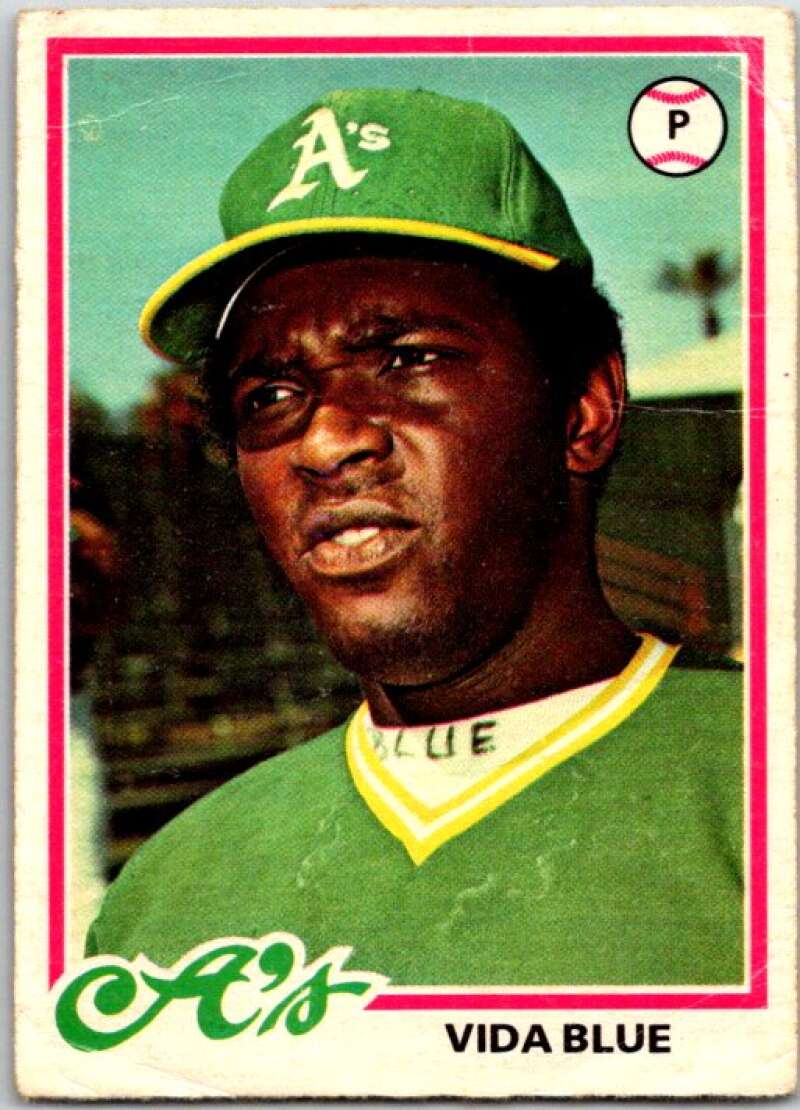 1978 O-Pee-Chee MLB #177 Vida Blue Oakland Athletics V48801