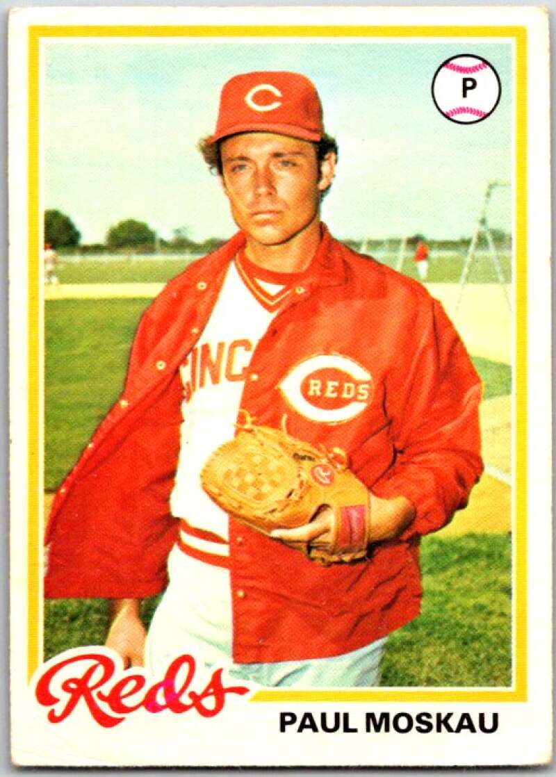 1978 O-Pee-Chee MLB #181 Paul Moskau Cincinnati Reds V48806