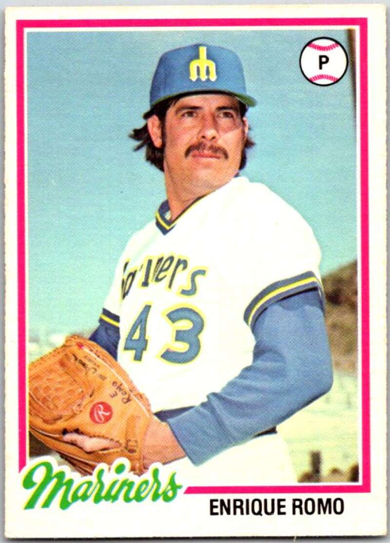1978 O-Pee-Chee MLB #186 Enrique Romo Seattle Mariners V48819