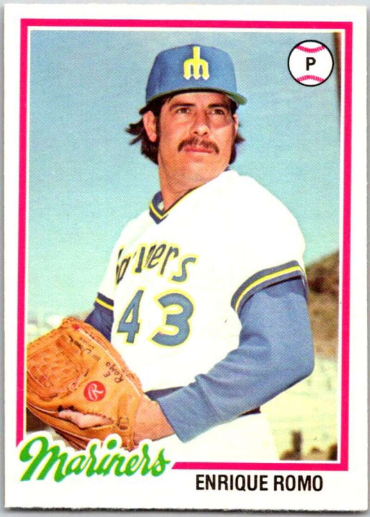 1978 O-Pee-Chee MLB #186 Enrique Romo  Seattle Mariners  V48820