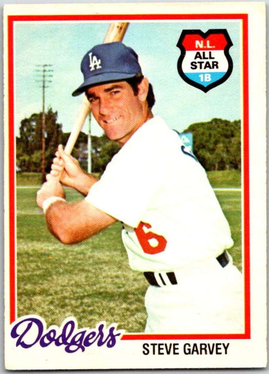 1978 O-Pee-Chee MLB #190 Steve Garvey  Los Angeles Dodgers  V48826