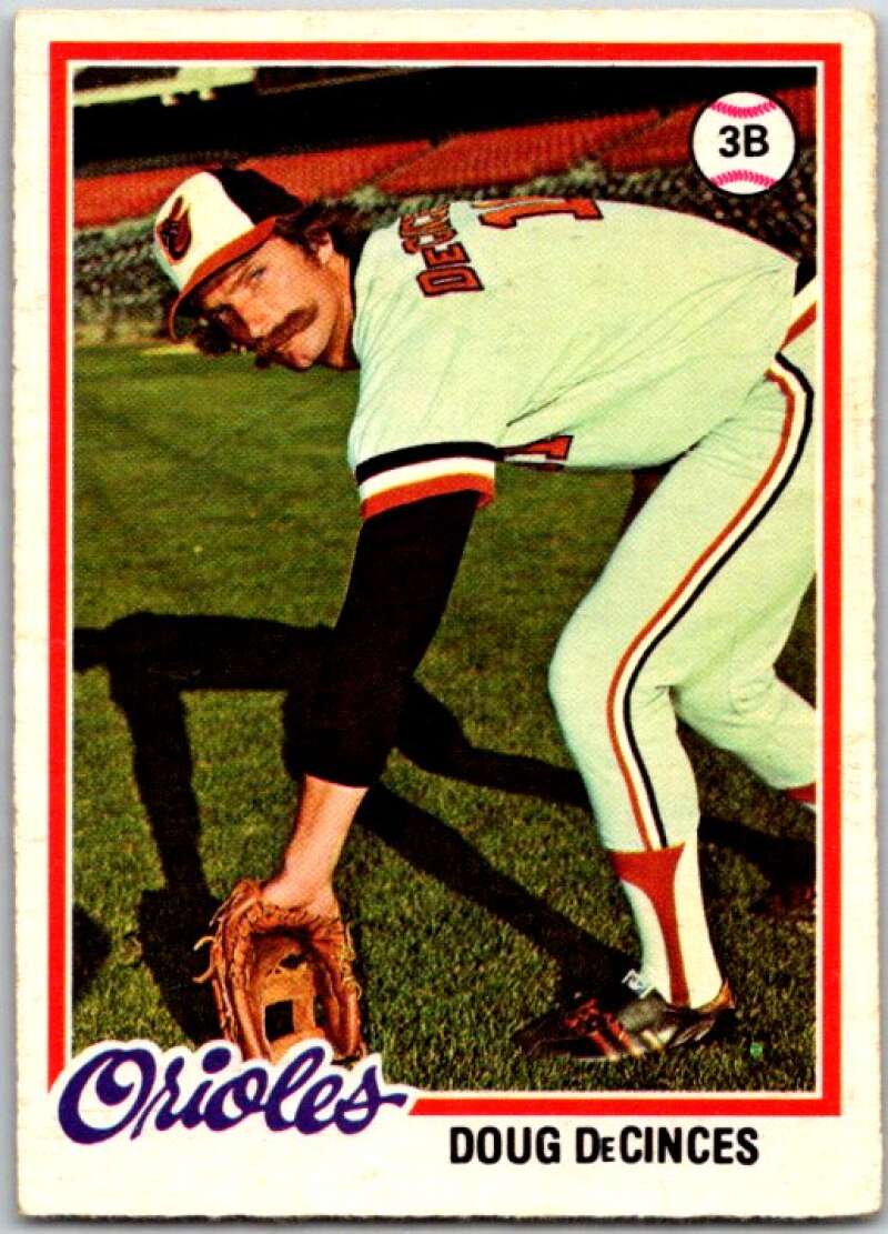 1978 O-Pee-Chee MLB #192 Doug DeCinces Baltimore Orioles V48829