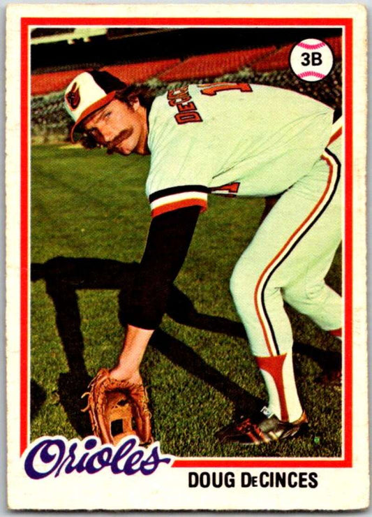 1978 O-Pee-Chee MLB #192 Doug DeCinces  Baltimore Orioles  V48829