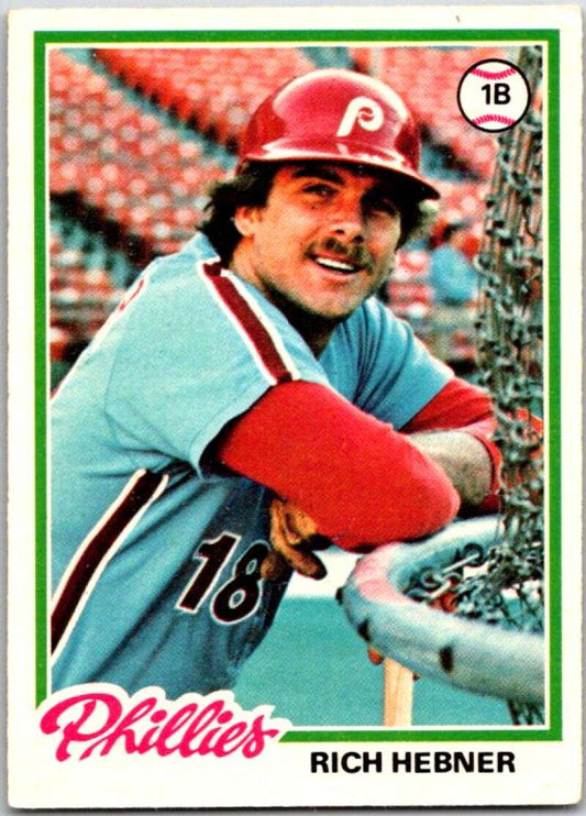 1978 O-Pee-Chee MLB #194 Richie Hebner  Philadelphia Phillies  V48833