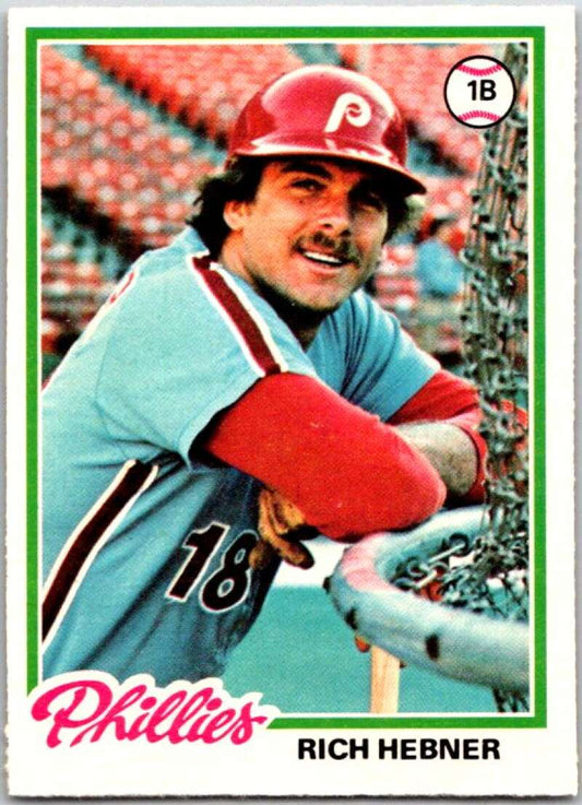 1978 O-Pee-Chee MLB #194 Richie Hebner  Philadelphia Phillies  V48834