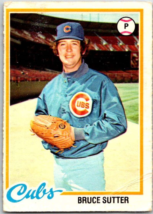 1978 O-Pee-Chee MLB #196 Bruce Sutter  Chicago Cubs  V48836