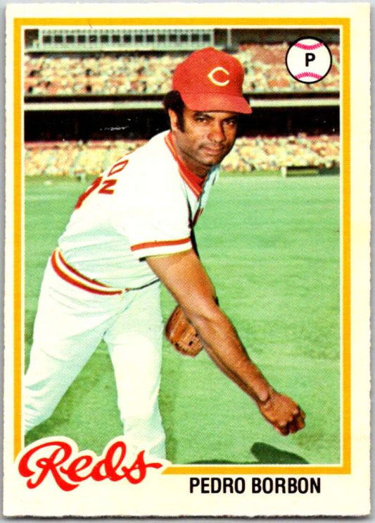 1978 O-Pee-Chee MLB #199 Pedro Borbon  Cincinnati Reds  V48843