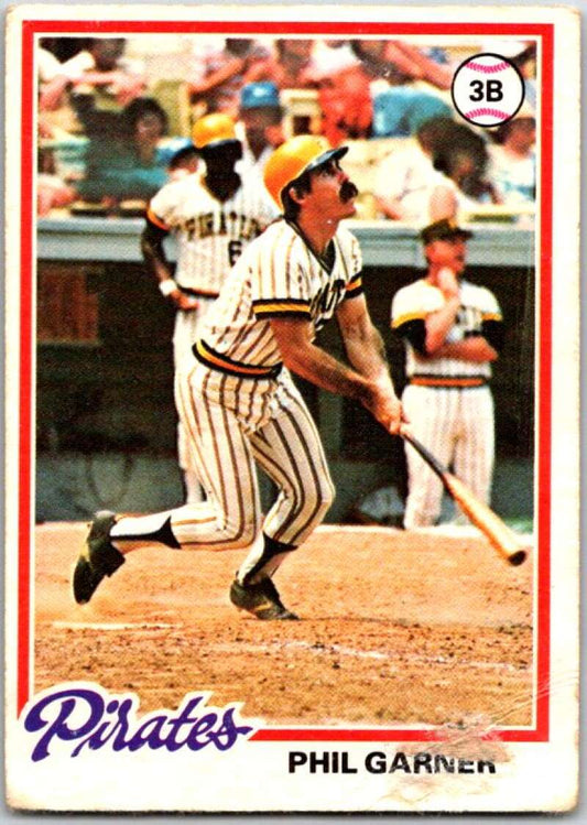 1978 O-Pee-Chee MLB #203 Phil Garner DP  Pittsburgh Pirates  V48849