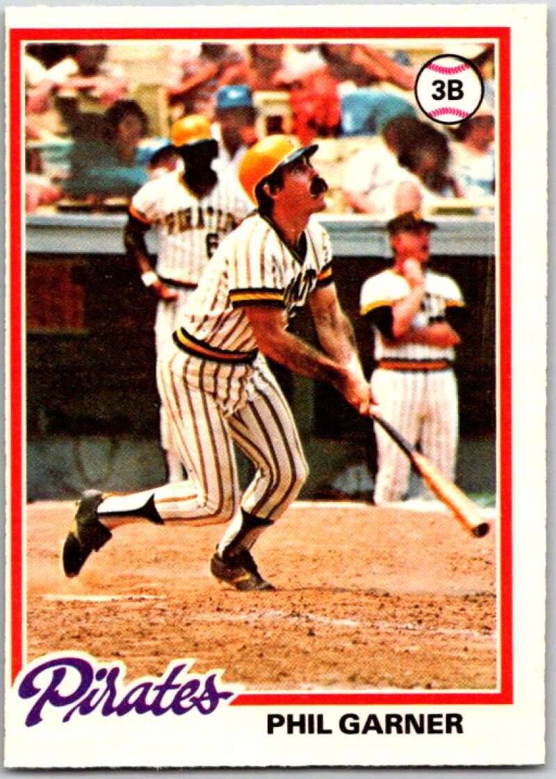1978 O-Pee-Chee MLB #203 Phil Garner DP Pittsburgh Pirates V48850