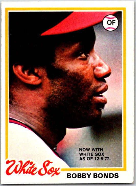 1978 O-Pee-Chee MLB #206 Bobby Bonds  White Sox/Angels  V48852
