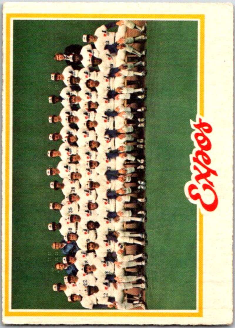 1978 O-Pee-Chee MLB #207 Expos Team DP Montreal Expos V48854