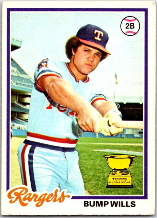 1978 O-Pee-Chee MLB #208 Bump Wills  Texas Rangers  V48857