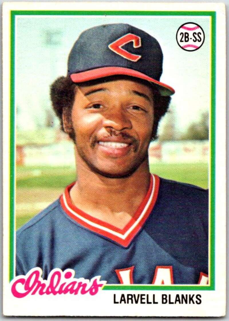 1978 O-Pee-Chee MLB #213 Larvell Blanks Cleveland Indians V48864