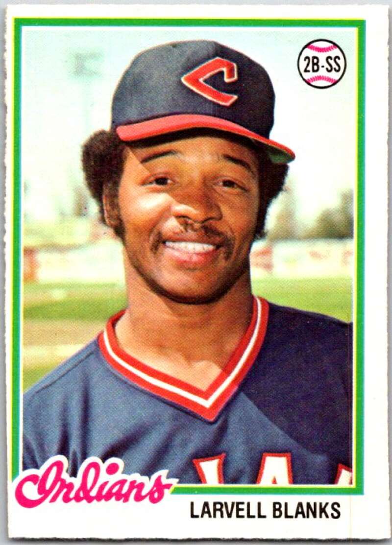 1978 O-Pee-Chee MLB #213 Larvell Blanks Cleveland Indians V48866
