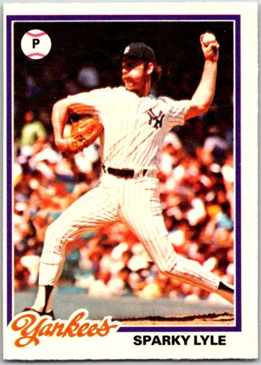 1978 O-Pee-Chee MLB #214 Sparky Lyle  New York Yankees  V48867