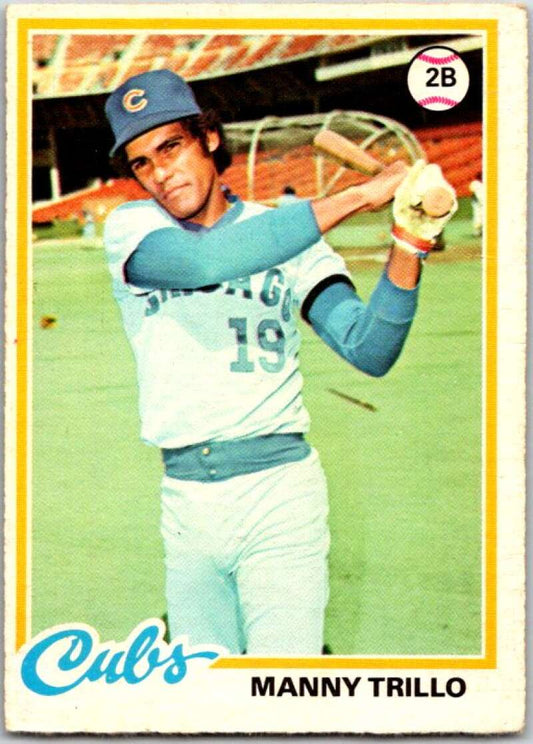 1978 O-Pee-Chee MLB #217 Manny Trillo  Chicago Cubs  V48870