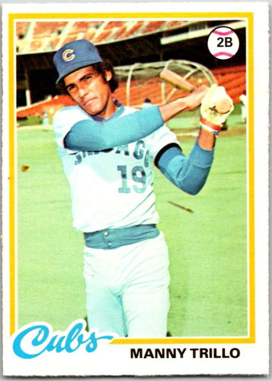 1978 O-Pee-Chee MLB #217 Manny Trillo  Chicago Cubs  V48871