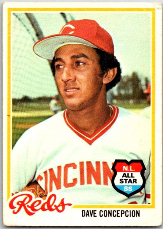 1978 O-Pee-Chee MLB #220 Dave Concepcion  Cincinnati Reds  V48875