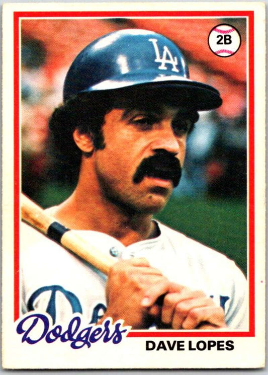 1978 O-Pee-Chee MLB #222 Davey Lopes  Los Angeles Dodgers  V48877