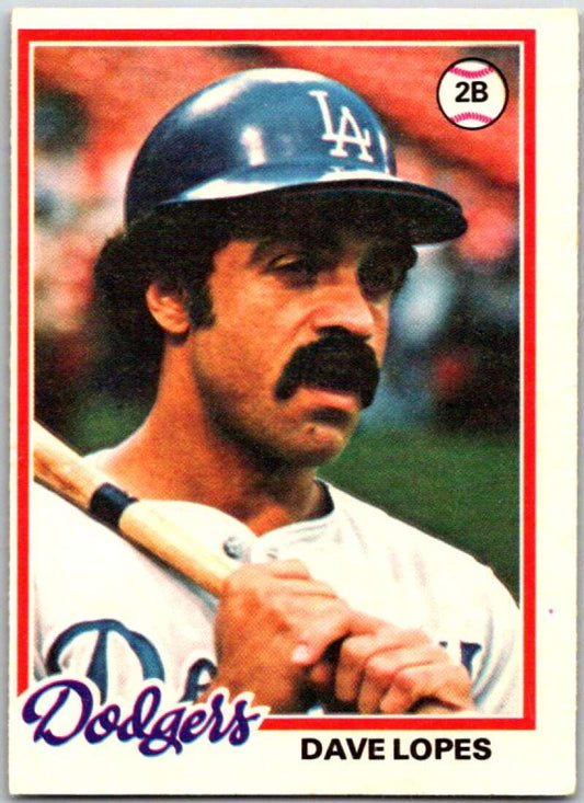 1978 O-Pee-Chee MLB #222 Davey Lopes  Los Angeles Dodgers  V48878