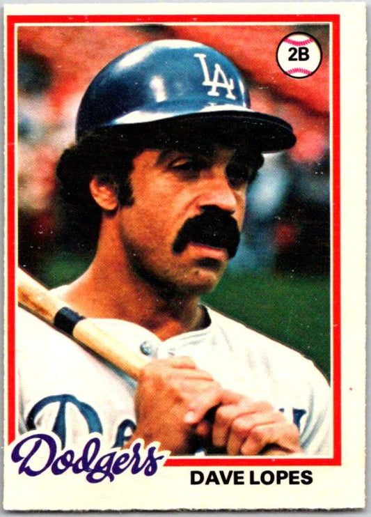 1978 O-Pee-Chee MLB #222 Davey Lopes  Los Angeles Dodgers  V48879