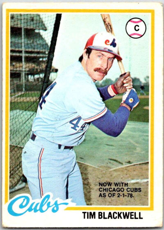 1978 O-Pee-Chee MLB #223 Tim Blackwell DP  Montreal Expos  V48880