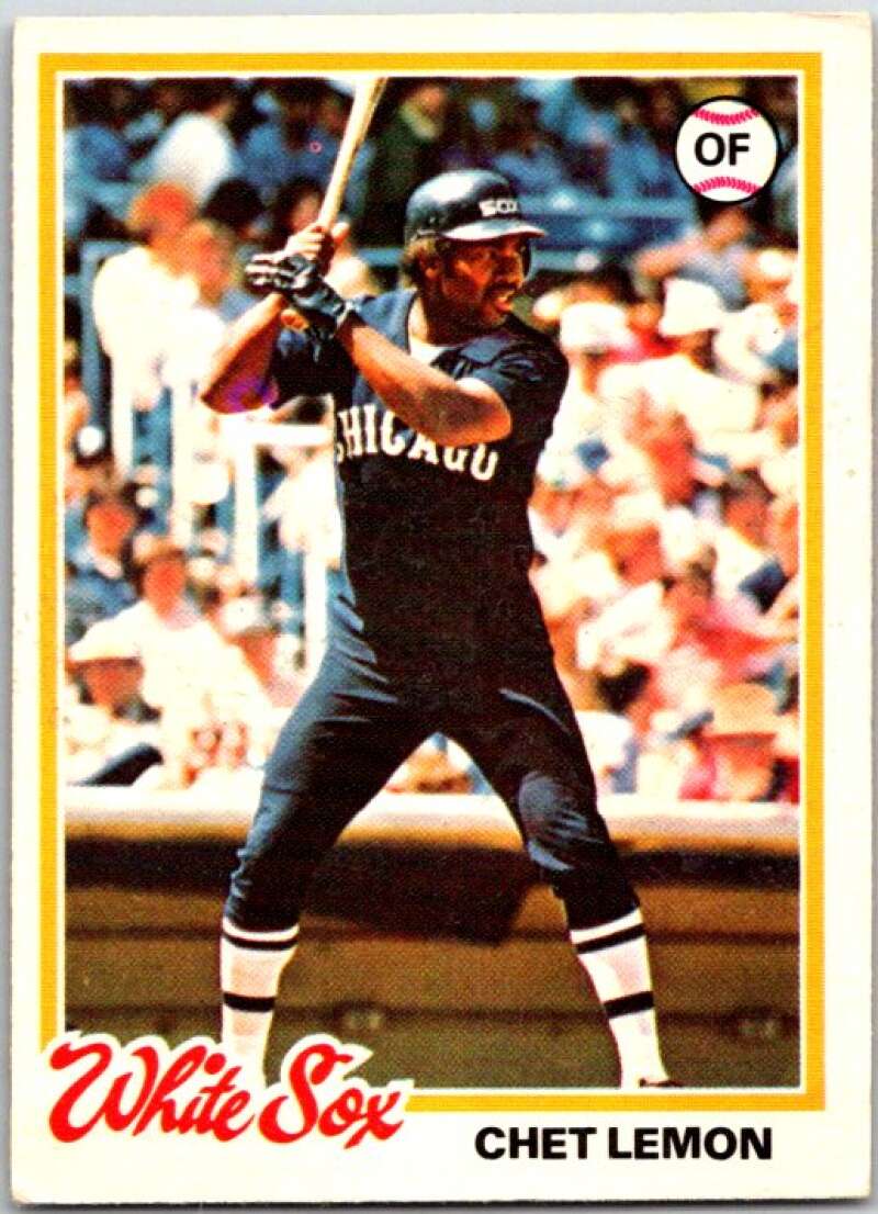 1978 CHET LEMON OPC #224 O-PEE-CHEE WHITE SOX *G8310