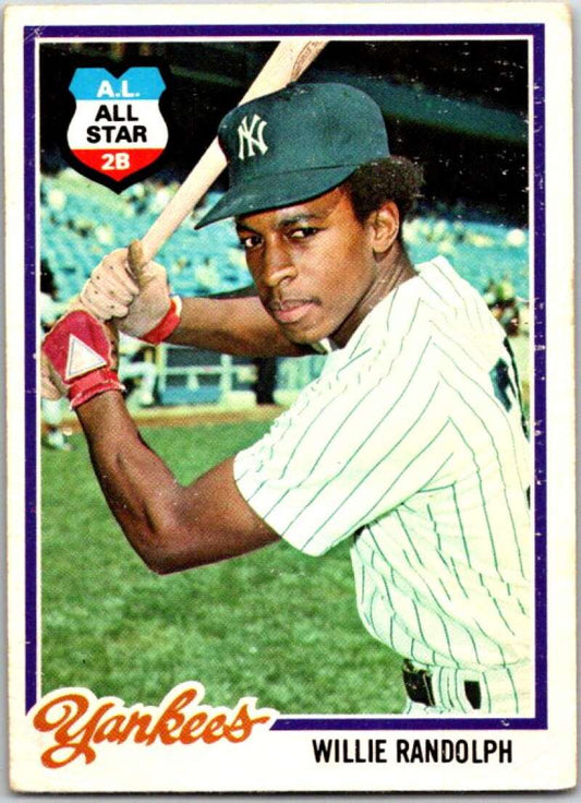 1978 O-Pee-Chee MLB #228 Willie Randolph  New York Yankees  V48886