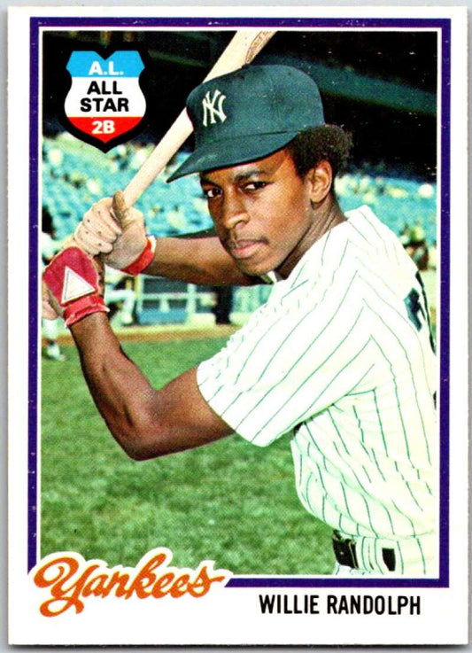 1978 O-Pee-Chee MLB #228 Willie Randolph  New York Yankees  V48887