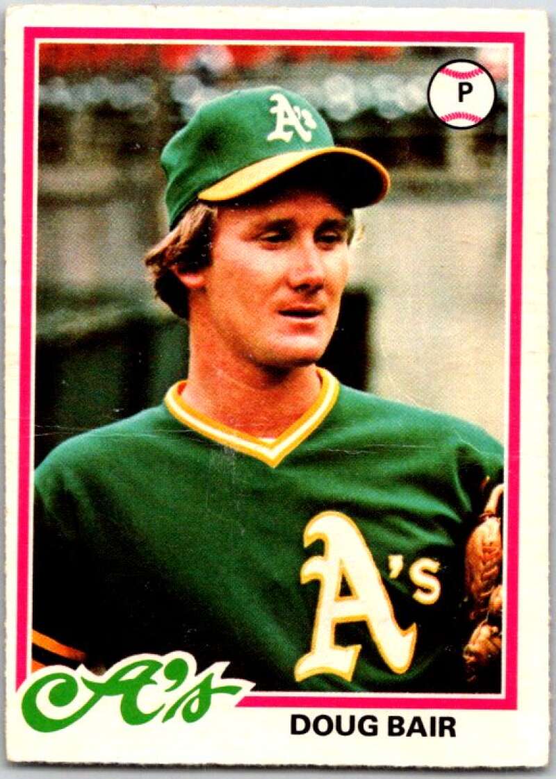 1978 O-Pee-Chee MLB #229 Doug Bair Oakland Athletics V48888
