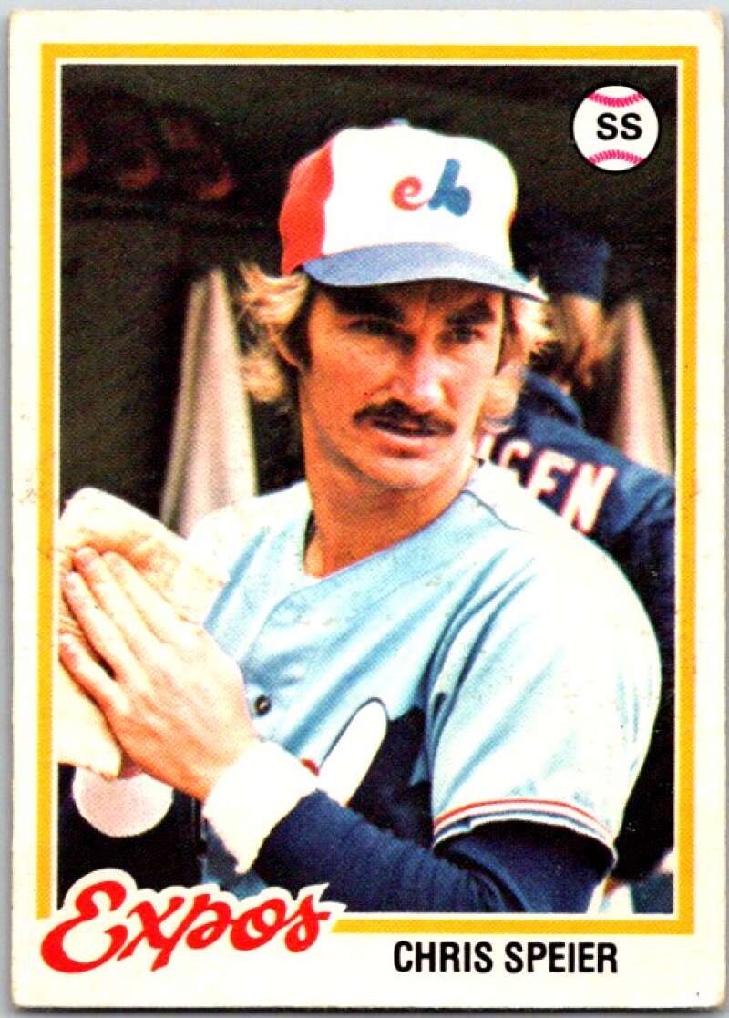 1978 O-Pee-Chee MLB #232 Chris Speier Montreal Expos V48892