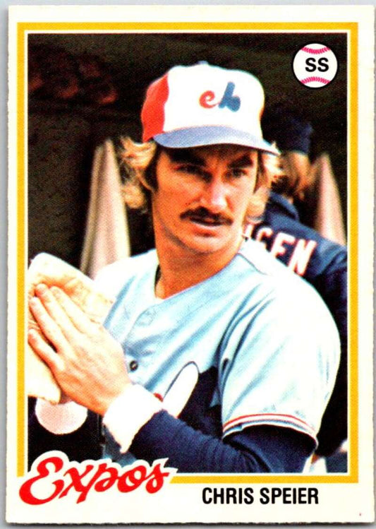 1978 O-Pee-Chee MLB #232 Chris Speier  Montreal Expos  V48893