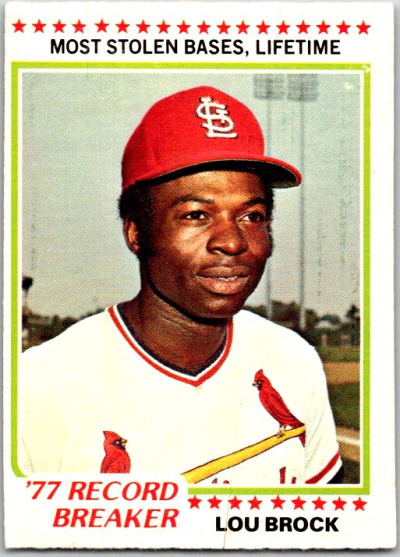 1978 O-Pee-Chee MLB #236 Lou Brock RB St. Louis Cardinals V48900
