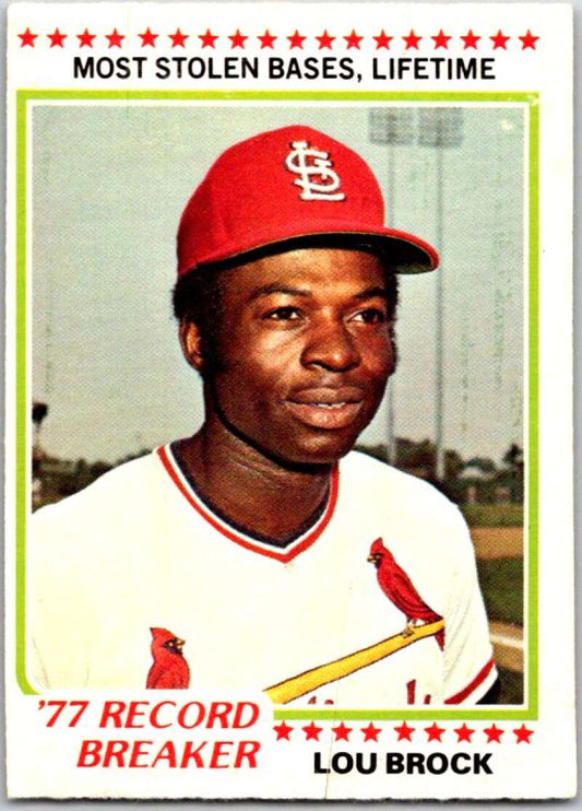1978 O-Pee-Chee MLB #236 Lou Brock RB  St. Louis Cardinals  V48900