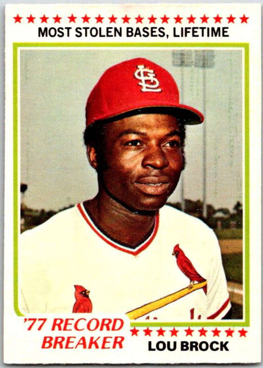 1978 O-Pee-Chee MLB #236 Lou Brock RB  St. Louis Cardinals  V48901