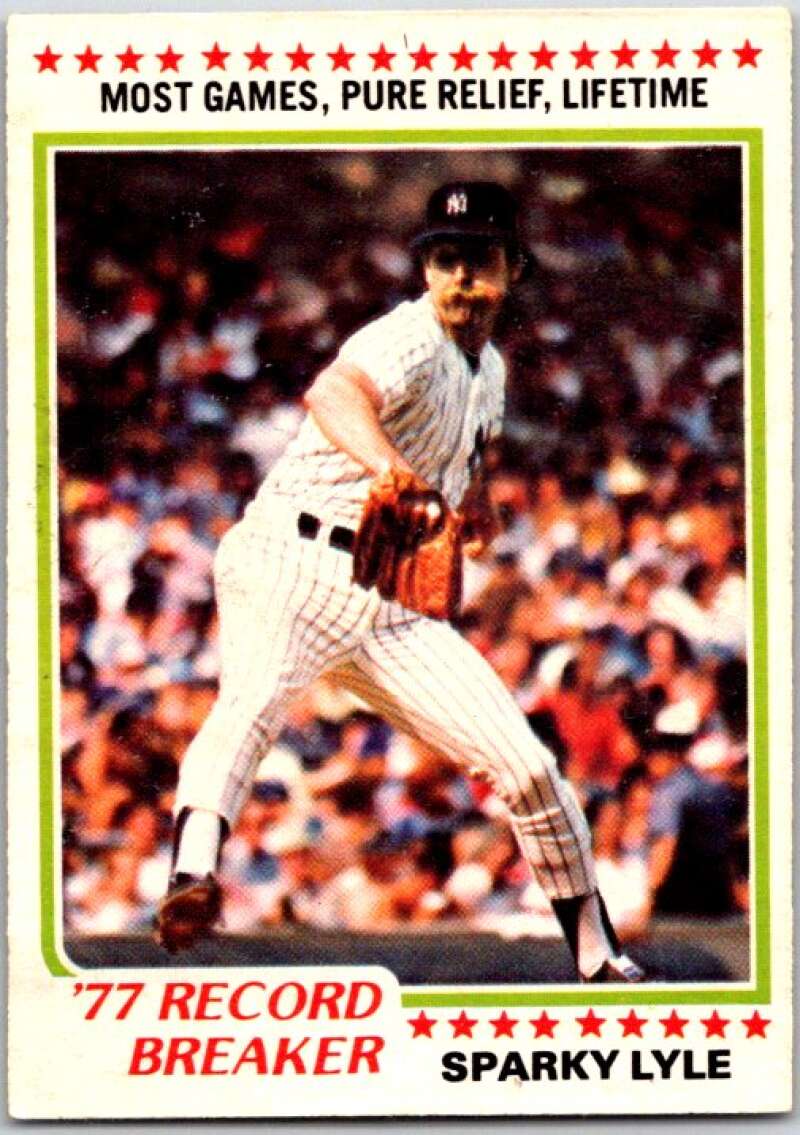 1978 O-Pee-Chee MLB #237 Sparky Lyle RB New York Yankees V48903
