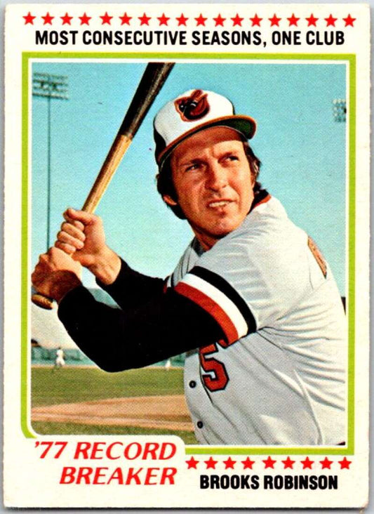 1978 O-Pee-Chee MLB #239 Brooks Robinson RB  Baltimore Orioles  V48904